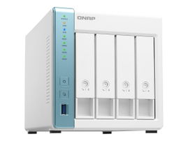 QNAP TS-431K - Servidor NAS - 4 compartimentos - SATA 6Gb/s - RAM 1 GB - Gigabit Ethernet