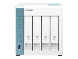QNAP TS-431K - Servidor NAS - 4 compartimentos - SATA 6Gb/s - RAM 1 GB - Gigabit Ethernet