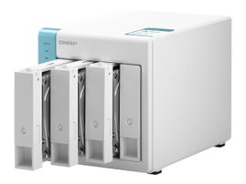 QNAP TS-431K - Servidor NAS - 4 compartimentos - SATA 6Gb/s - RAM 1 GB - Gigabit Ethernet