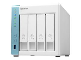 QNAP TS-431K - Servidor NAS - 4 compartimentos - SATA 6Gb/s - RAM 1 GB - Gigabit Ethernet