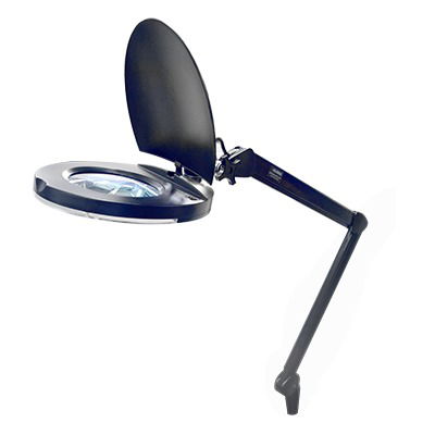 Lampara de LED para escritorio con lupa 5X de 5 Lampara de LED para escritorio con lupa 5X de 5
