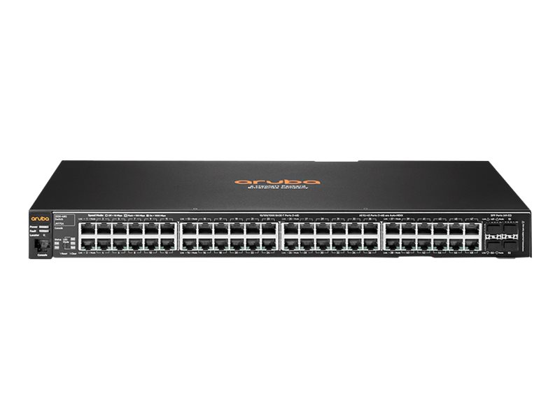 HPE Aruba 2530-48G - Conmutador - Gestionado - 48 x 10/100/1000 + 4 x Gigabit SFP - sobremesa, montaje en rack, montaje en pared