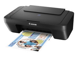 Canon PIXMA E471 - Impresora multifunción - color - chorro de tinta - A4 (210 x 297 mm), Letter A (216 x 279 mm) (original) - A4/Legal (material) - hasta 8 ipm (impresión) - 60 hojas - USB 2.0, Wi-Fi(n)