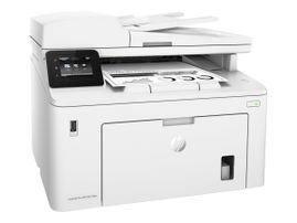 HP LaserJet Pro MFP M227fdw - Impresora multifunción - B/N - laser - Legal (216 x 356 mm) (original) - A4/Legal (material) - hasta 30 ppm (copiando) - hasta 30 ppm (impresión) - 260 hojas - 33.6 Kbps - USB 2.0, LAN, Wi-Fi(n), NFC, host USB 2.0