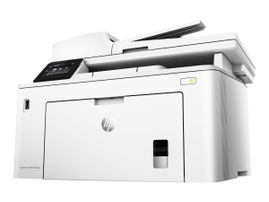 HP LaserJet Pro MFP M227fdw - Impresora multifunción - B/N - laser - Legal (216 x 356 mm) (original) - A4/Legal (material) - hasta 30 ppm (copiando) - hasta 30 ppm (impresión) - 260 hojas - 33.6 Kbps - USB 2.0, LAN, Wi-Fi(n), NFC, host USB 2.0