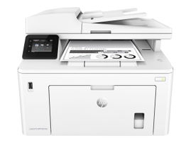 HP LaserJet Pro MFP M227fdw - Impresora multifunción - B/N - laser - Legal (216 x 356 mm) (original) - A4/Legal (material) - hasta 30 ppm (copiando) - hasta 30 ppm (impresión) - 260 hojas - 33.6 Kbps - USB 2.0, LAN, Wi-Fi(n), NFC, host USB 2.0