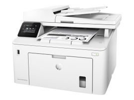 HP LaserJet Pro MFP M227fdw - Impresora multifunción - B/N - laser - Legal (216 x 356 mm) (original) - A4/Legal (material) - hasta 30 ppm (copiando) - hasta 30 ppm (impresión) - 260 hojas - 33.6 Kbps - USB 2.0, LAN, Wi-Fi(n), NFC, host USB 2.0