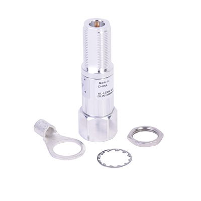 Protector RF Coaxial de 2000 - 6000 MHz Con Filtro Pasa Alta Con Conector N-Macho Hacia el Equipo Protector RF Coaxial de 2000 - 6000 MHz Con Filtro Pasa Alta Con Conector N-Macho Hacia el Equipo