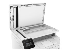 HP LaserJet Pro MFP M227fdw - Impresora multifunción - B/N - laser - Legal (216 x 356 mm) (original) - A4/Legal (material) - hasta 30 ppm (copiando) - hasta 30 ppm (impresión) - 260 hojas - 33.6 Kbps - USB 2.0, LAN, Wi-Fi(n), NFC, host USB 2.0