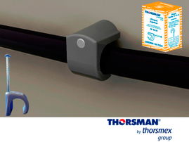 GRAPAS SUJETHOR THORSMAN 3104-00100 TC 10-14 CAJA 100PZAS, COLOR GRIS, IDEAL PARA CABLE CALIBRE 4 A 2, CLAVO GALVANIZADO, GRAPA DE POLIETILENO, RESISTENTE AL IMPACTO, CORROSIÓN, HUMEDAD Y CLIMAS EXTREMOS