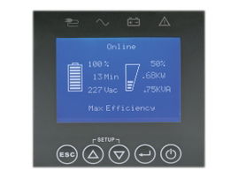 Eaton Tripp Lite Series SmartOnline 208/230V 1000VA 900W Double-Conversion UPS - 6 Outlets, Extended Run, Card Slot, LCD, USB, DB9, 2U Battery Backup - UPS (montaje en bastidor) - CA 200/208/220/230/240 V - 900 vatios - 1000 VA - 1 fase - RS-232, USB