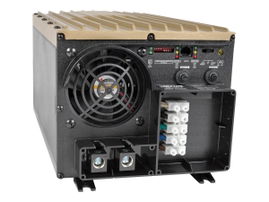 Tripp Lite 3600W APS 36VDC 120V Inverter / Charger w/ Auto Transfer Switching Line-Interactive AVR - Convertidor de corriente CC a CA + cargador de baterías - 36 V - 3.6 kW - conectores de salida: 2 - Canadá, Estados Unidos - negro