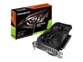 Gigabyte GeForce GTX 1650 D6 WINDFORCE OC 4G - OC Edition - tarjeta gráfica - GF GTX 1650 - 4 GB GDDR6 - PCIe 3.0 x16 - DVI, HDMI, DisplayPort
