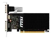 MSI GT 710 1GD3H LP - Tarjeta gráfica - GF GT 710 - 1 GB DDR3 - PCIe 2.0 x16 perfil bajo - DVI, D-Sub, HDMI