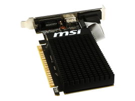 MSI GT 710 1GD3H LP - Tarjeta gráfica - GF GT 710 - 1 GB DDR3 - PCIe 2.0 x16 perfil bajo - DVI, D-Sub, HDMI MSI GT 710 1GD3H LP - Tarjeta gráfica - GF GT 710 - 1 GB DDR3 - PCIe 2.0 x16 perfil bajo - DVI, D-Sub, HDMI