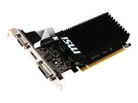 MSI GT 710 1GD3H LP - Tarjeta gráfica - GF GT 710 - 1 GB DDR3 - PCIe 2.0 x16 perfil bajo - DVI, D-Sub, HDMI MSI GT 710 1GD3H LP - Tarjeta gráfica - GF GT 710 - 1 GB DDR3 - PCIe 2.0 x16 perfil bajo - DVI, D-Sub, HDMI
