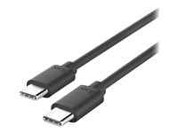 iLuv - Cable USB - USB-C (M) a USB-C (M) - USB 3.1 Gen 2 - 3 ft - conector C reversible - negro