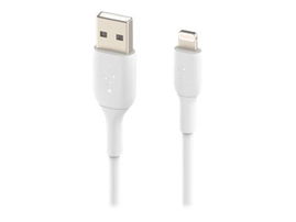 Belkin BoostCharge - Cable Lightning - Lightning macho a USB macho - 1 m - blanco