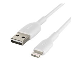 Belkin BoostCharge - Cable Lightning - Lightning macho a USB macho - 1 m - blanco