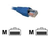 Nexxt - Cable de interconexión - RJ-45 (M) a RJ-45 (M) - 90 cm - UTP - CAT 5e - moldeado, trenzado - azul