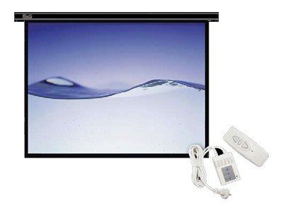 Klip Xtreme KPS-503 - Pantalla de proyección - Motor de 110v - 120 pulgada ( 305 cm ) - Dimensiones: 94.4
