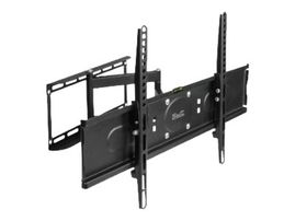 Klip Xtreme KPM-885 - Kit de montaje (placa de contacto, abrazadera de interfaz, brazo articulado doble) para LCD / panel de plasma - acero con pintura electrolítica - negro - tamaño de pantalla: 26