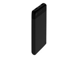 Belkin - Cargador portátil - 10000 mAh - 3.4 A - 2 conectores de salida (USB) - en el cable: Lightning - negro - para Apple iPad/iPhone/iPod (Lightning)