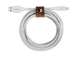 Belkin DuraTek Plus - Cable Lightning - USB macho a Lightning macho - 1.22 m - blanco - para Apple iPad/iPhone/iPod (Lightning)