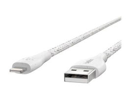 Belkin DuraTek Plus - Cable Lightning - USB macho a Lightning macho - 1.22 m - blanco - para Apple iPad/iPhone/iPod (Lightning)
