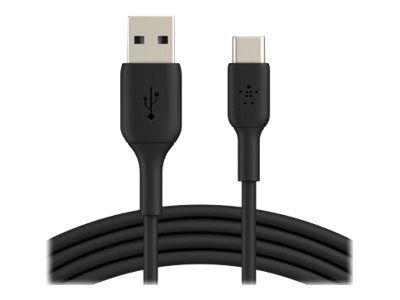 Belkin BoostCharge - Cable USB - 24 pin USB-C (M) a USB (M) - 1 m - negro