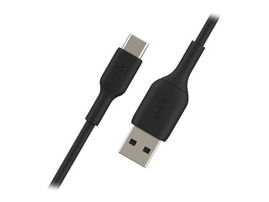 Belkin BoostCharge - Cable USB - 24 pin USB-C (M) a USB (M) - 1 m - negro