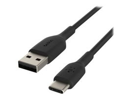 Belkin BoostCharge - Cable USB - 24 pin USB-C (M) a USB (M) - 1 m - negro