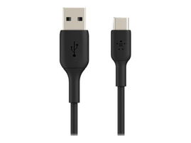 Belkin BoostCharge - Cable USB - 24 pin USB-C (M) a USB (M) - 1 m - negro