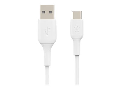 Belkin BoostCharge - Cable USB - 24 pin USB-C (M) a USB (M) - 1 m - blanco