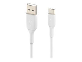 Belkin BoostCharge - Cable USB - 24 pin USB-C (M) a USB (M) - 1 m - blanco
