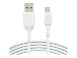 Belkin BoostCharge - Cable USB - 24 pin USB-C (M) a USB (M) - 1 m - blanco