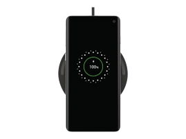 Belkin - Base de carga inalámbrica + adaptador de corriente CA - 10 vatios - negro