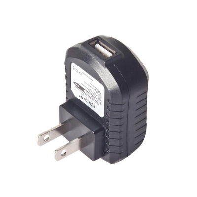 Cargador USB profesional de 1 Puerto, de 5 Vcc, 1 Amper Para Smartphones y Tablets; Voltaje de entrada de 100-240 Vca