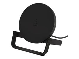Belkin - Base de carga inalámbrica + adaptador de corriente CA - 10 vatios - negro