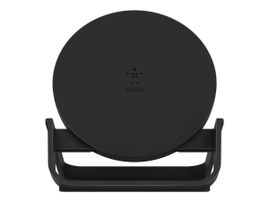 Belkin - Base de carga inalámbrica + adaptador de corriente CA - 10 vatios - negro