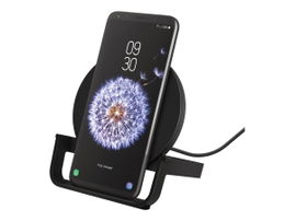 Belkin - Base de carga inalámbrica + adaptador de corriente CA - 10 vatios - negro