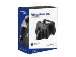 HyperX ChargePlay Duo - Estación de carga - 2 conectores de salida (conector de control PS4) - Estados Unidos HyperX ChargePlay Duo - Estación de carga - 2 conectores de salida (conector de control PS4) - Estados Unidos