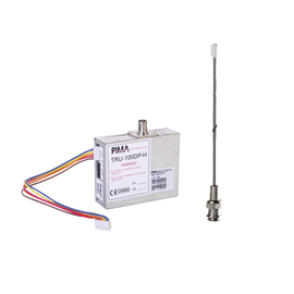 Kit de Comunicador Radio UHF con Antena, para paneles de Alarma, hasta 30Kms de Alcance. Frecuencia de 470 - 500 MHz. Compatible con Paneles de Alarma Serie Hunter e interfaces SAT9PID. Potencia de 2.5W.