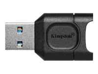 Kingston MobileLite Plus - Lector de tarjetas (microSD, microSDHC, microSDXC, microSDHC UHS-I, microSDXC UHS-I, microSDHC UHS-II, microSDXC UHS-II) - USB 3.2 Gen 1