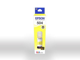 Epson 504 - 70 ml - amarillo - original - recarga de tinta - para EcoTank L4150, L4260, L6161, L6171, L6191, L6270 Epson 504 - 70 ml - amarillo - original - recarga de tinta - para EcoTank L4150, L4260, L6161, L6171, L6191, L6270