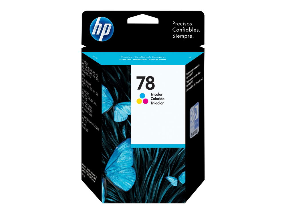 HP 78 - 19 ml - amarillo, cián, magenta - original - cartucho de tinta - para Deskjet 38XX; Fax 1230; Officejet 5110, 720, 72XX, v30, v40; psc 500, 720, 750, 920, 950