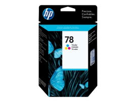 HP 78 - 19 ml - amarillo, cián, magenta - original - cartucho de tinta - para Deskjet 38XX; Fax 1230; Officejet 5110, 720, 72XX, v30, v40; psc 500, 720, 750, 920, 950