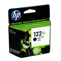 HP 122XL - 8 ml - Alto rendimiento - negro - original - cartucho de tinta - para Deskjet 1010, 10XX J410, 15XX, 2050 J510, 2050A J510, 2054A J510, 25XX, Envy 45XX