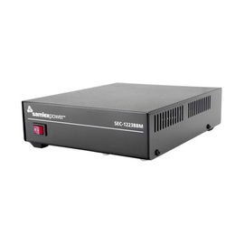 Fuente de poder 13.8V, 23A, conmutada con circuito cargador de baterías. Fuente de poder 13.8V, 23A, conmutada con circuito cargador de baterías.