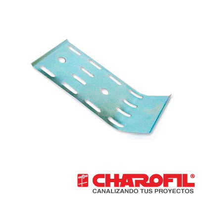 Bajada para cable sin ranura 95 x 175 mm, con acabado Electro Zinc Bajada para cable sin ranura 95 x 175 mm, con acabado Electro Zinc